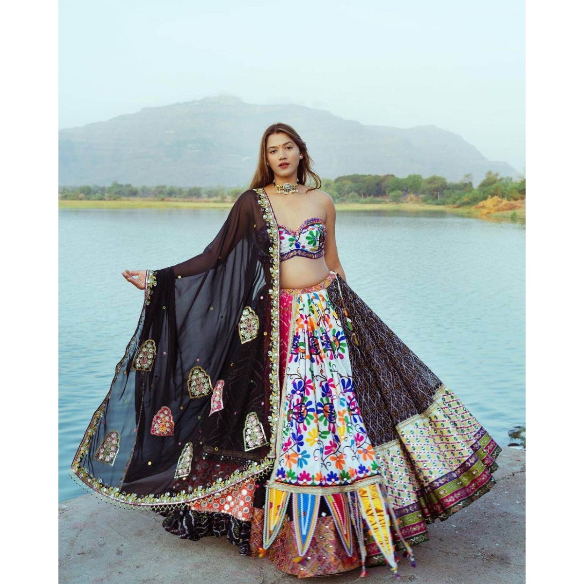 Dhoti style chaniya on sale choli